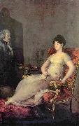 Francisco de Goya Portrat der Marquesa von Villafranca oil painting reproduction